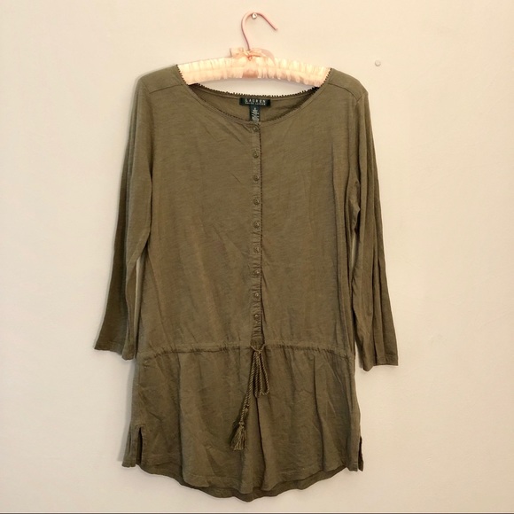 Ralph Lauren Olive Green Tunic - Picture 1 of 4